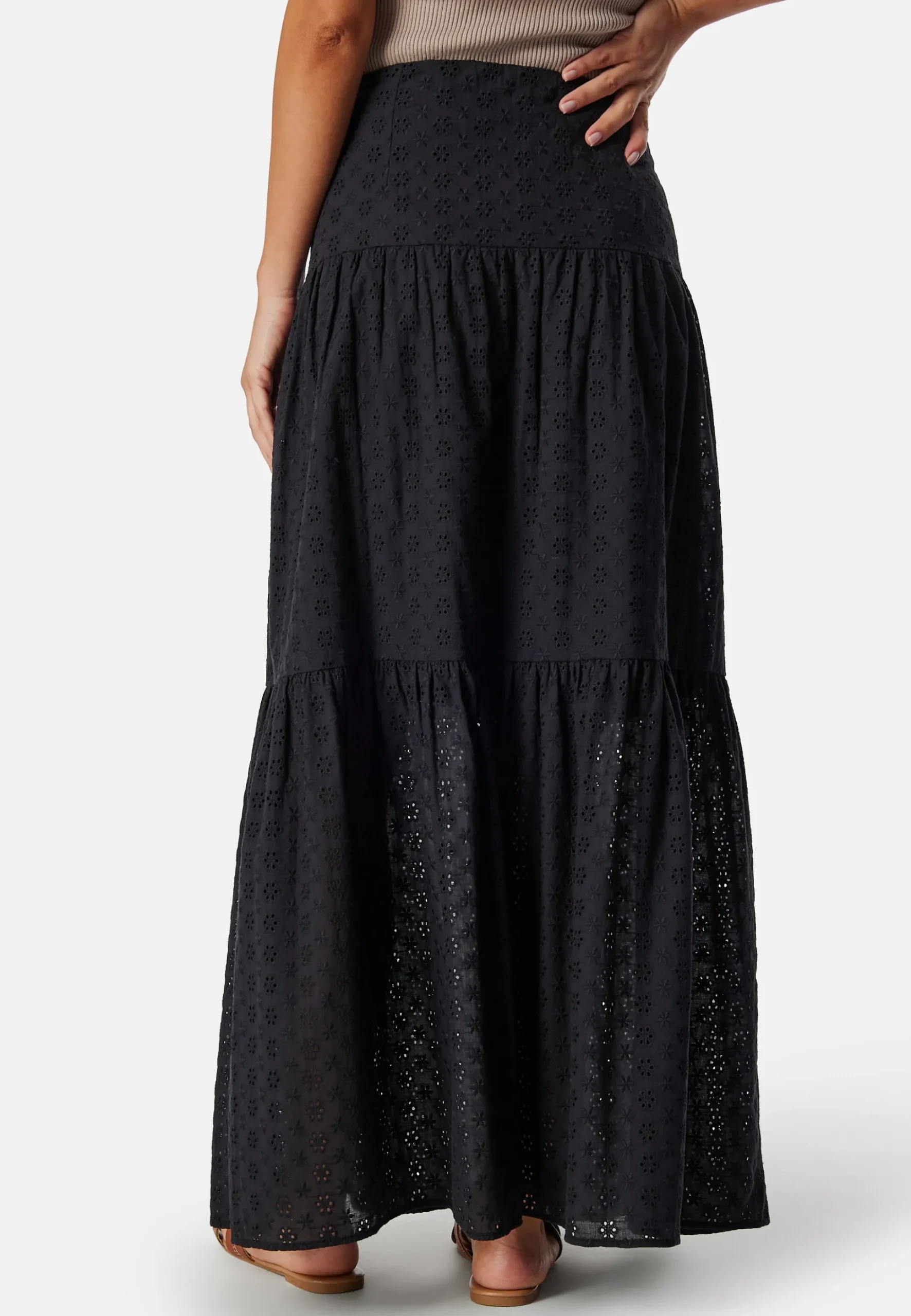 Broderie Anglaise Maxi Skirt