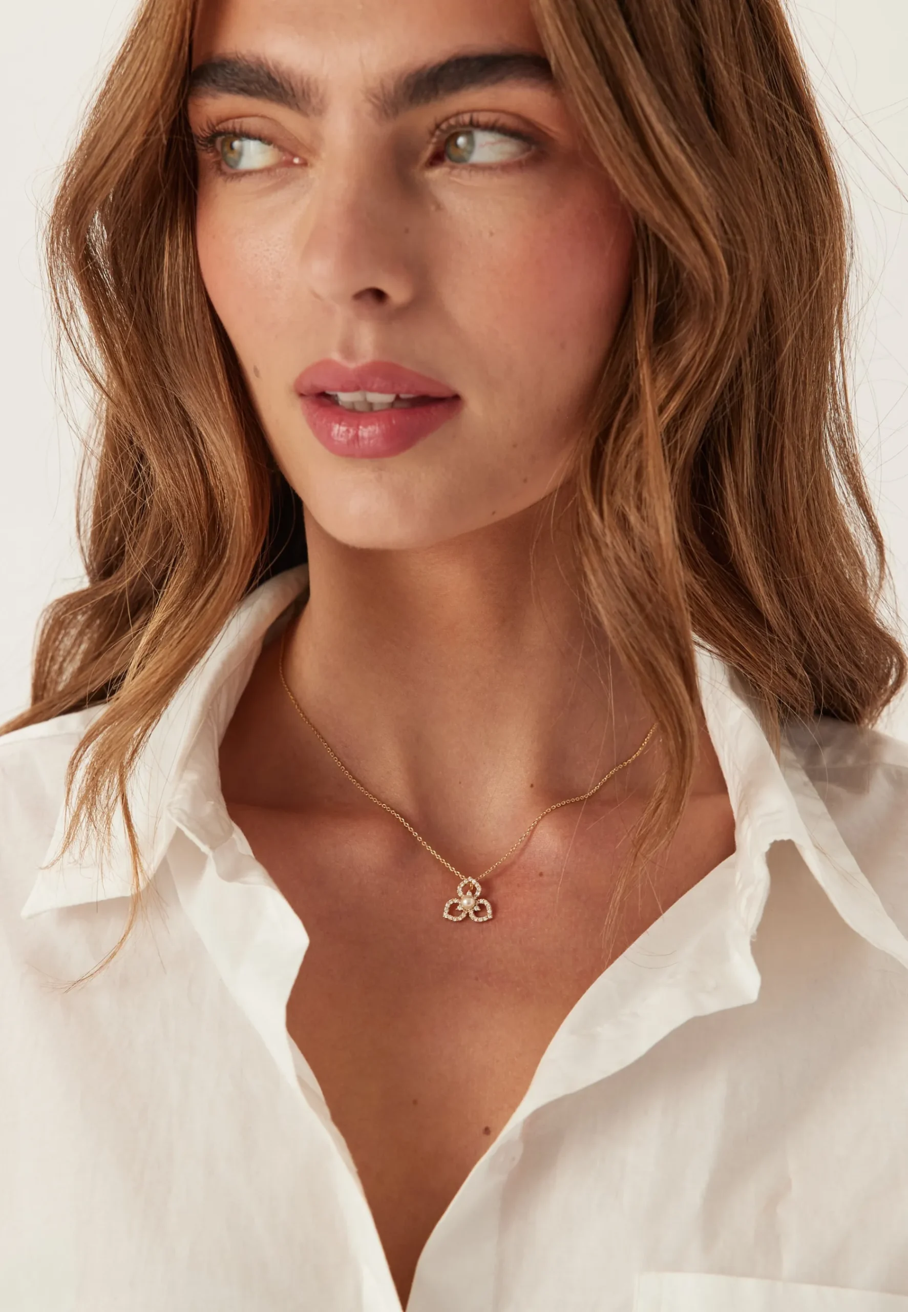 Elise Necklace - Ivory Pearl