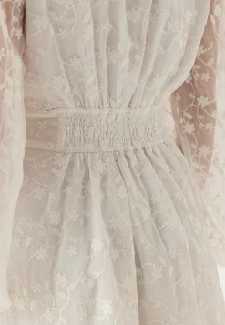 Embroidered Short Dress