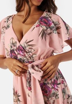 Flutter Floral Midi Dress
