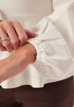 Long Sleeve Peplum Top
