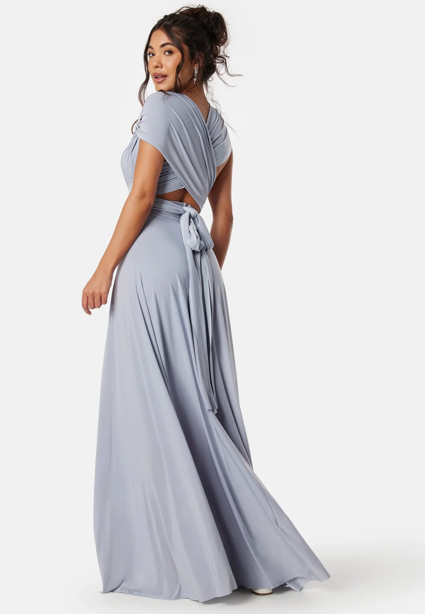 Multi Tie Maxi Dress Split