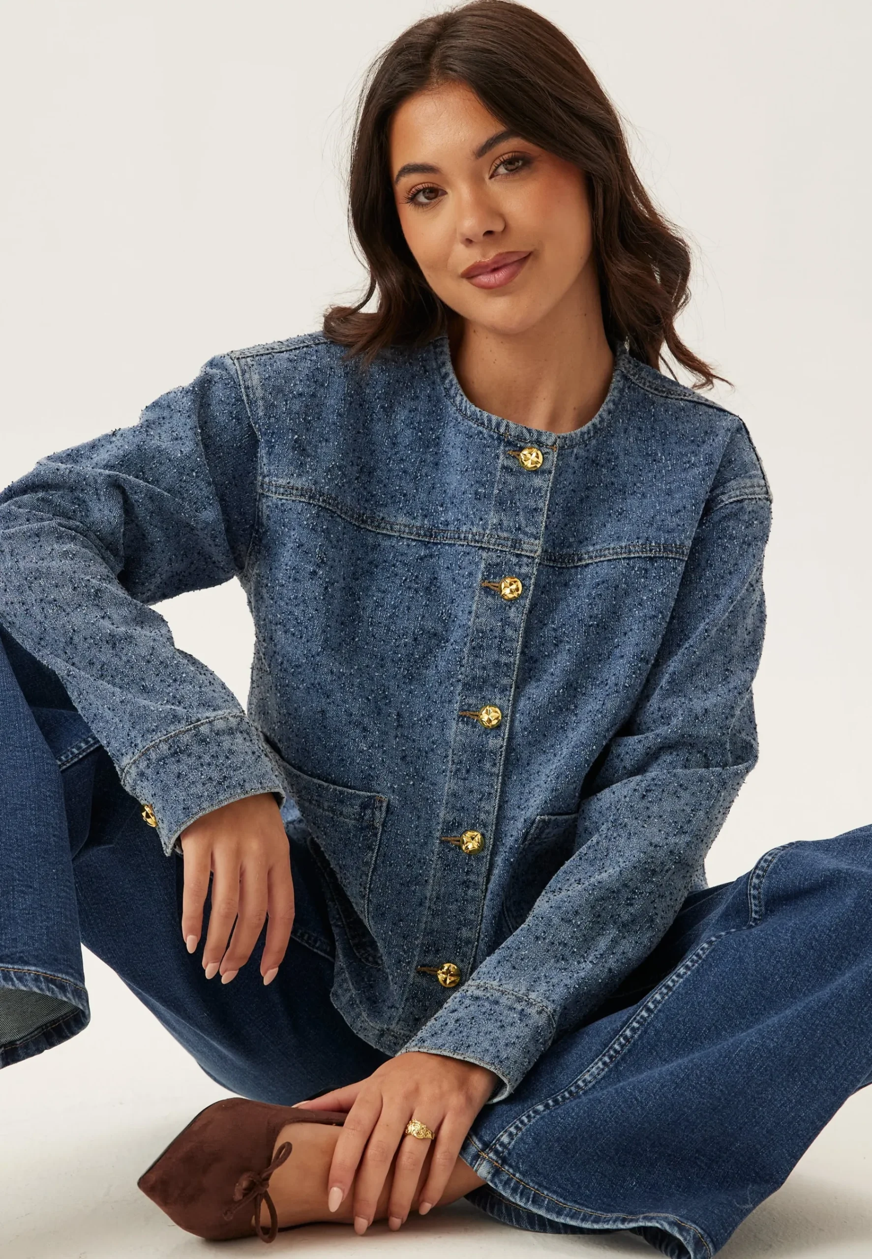 Objfrida L/S RE DENIM JACKET