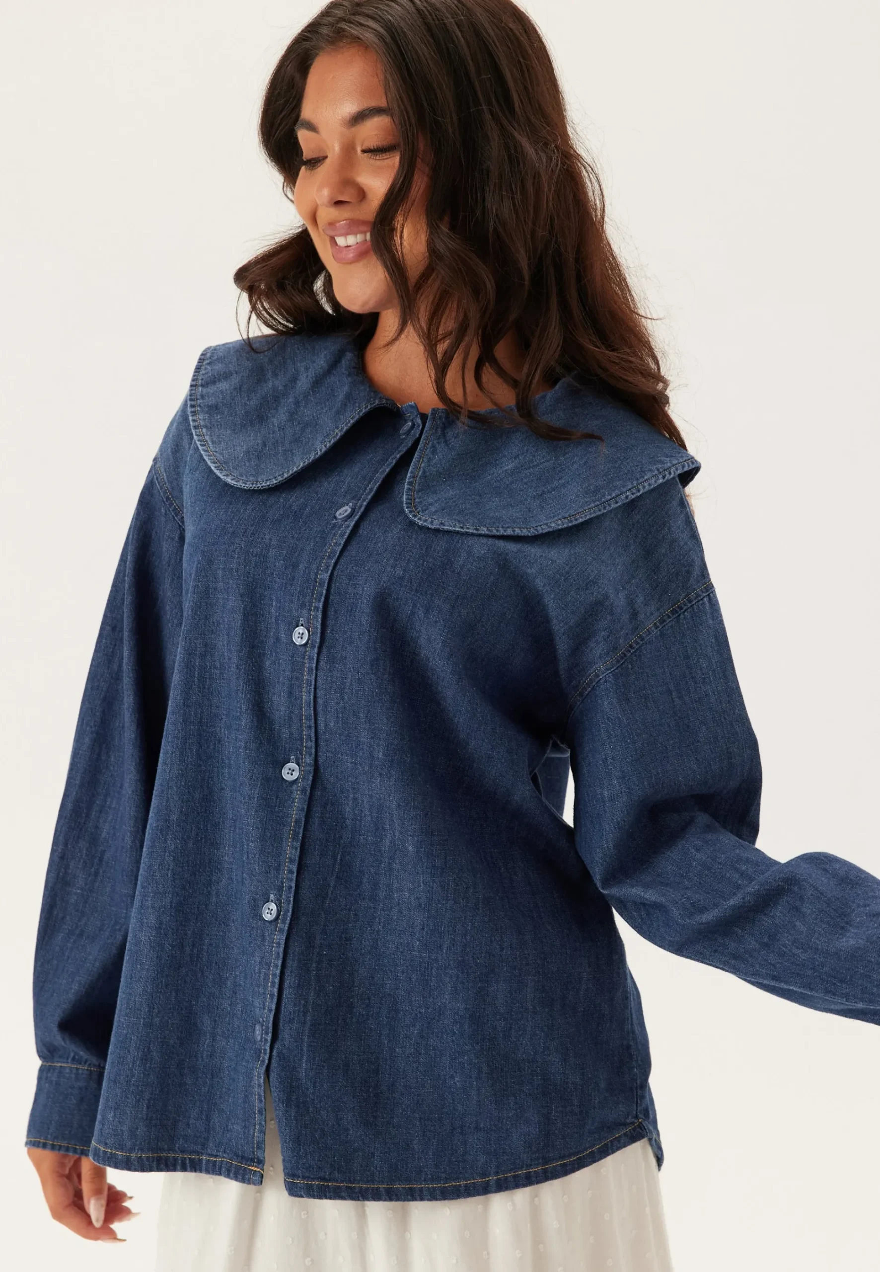 Onlnala L/S COLLAR DNM COLLAR