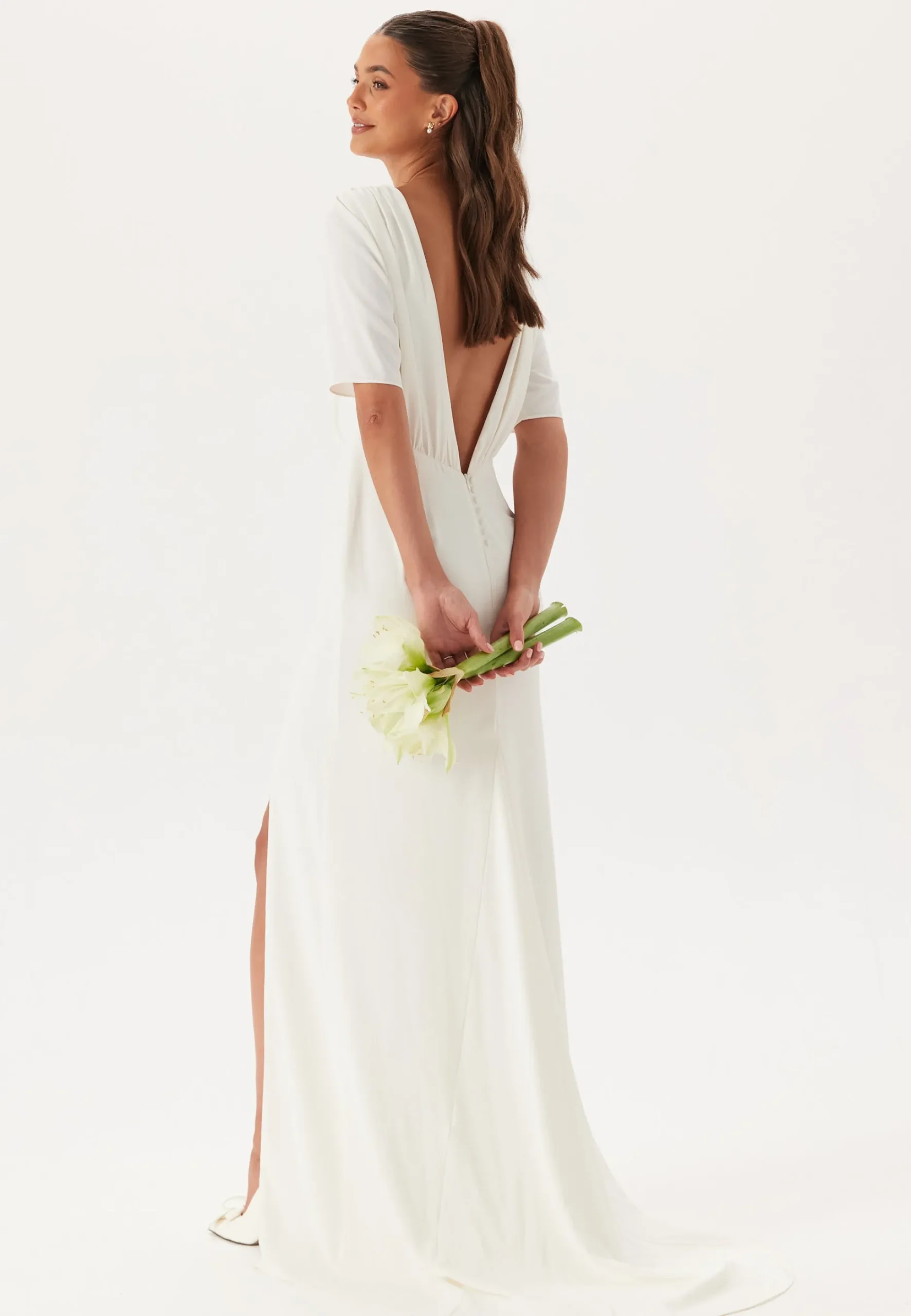 Open Back Wedding Gown