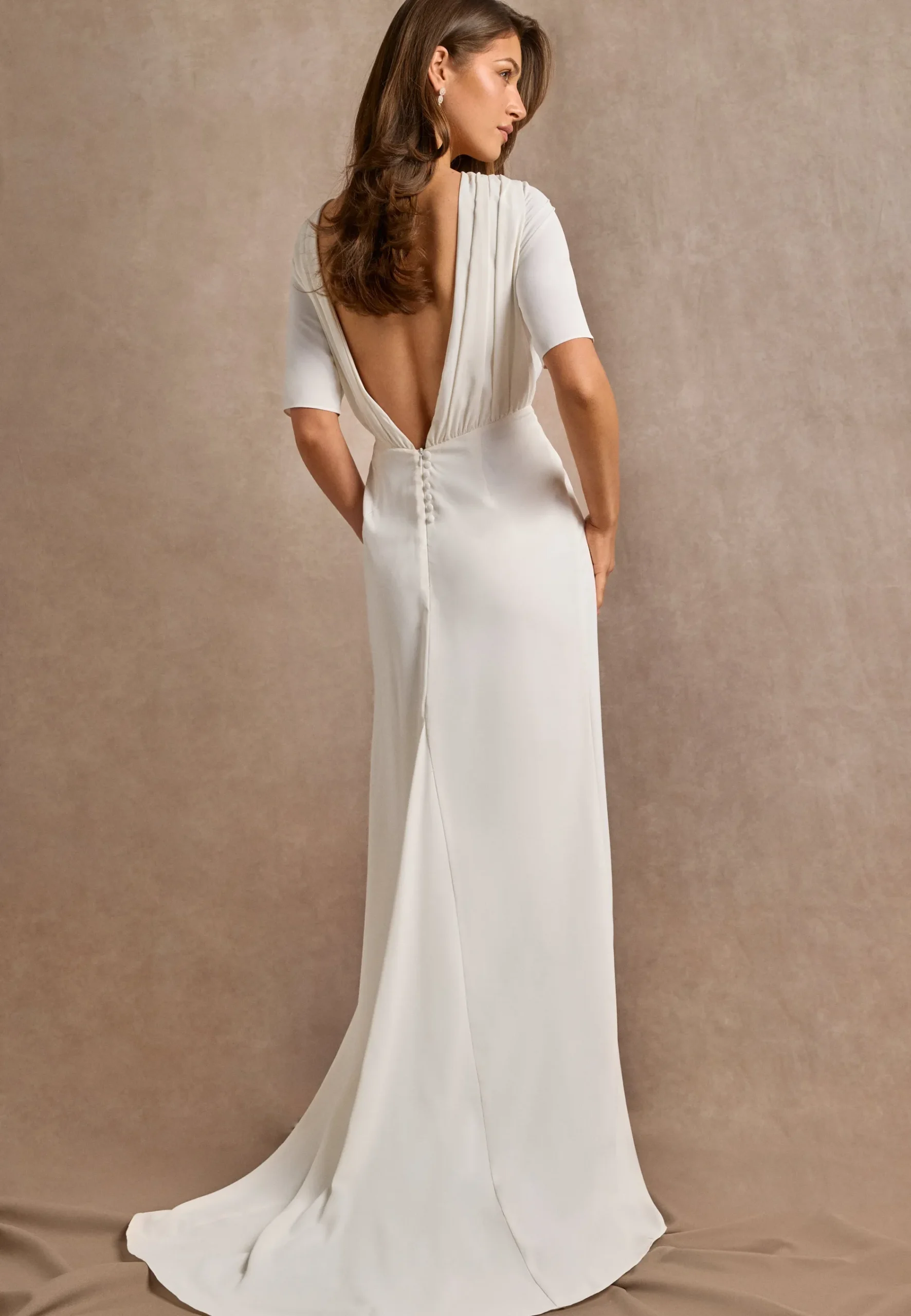 Open Back Wedding Gown