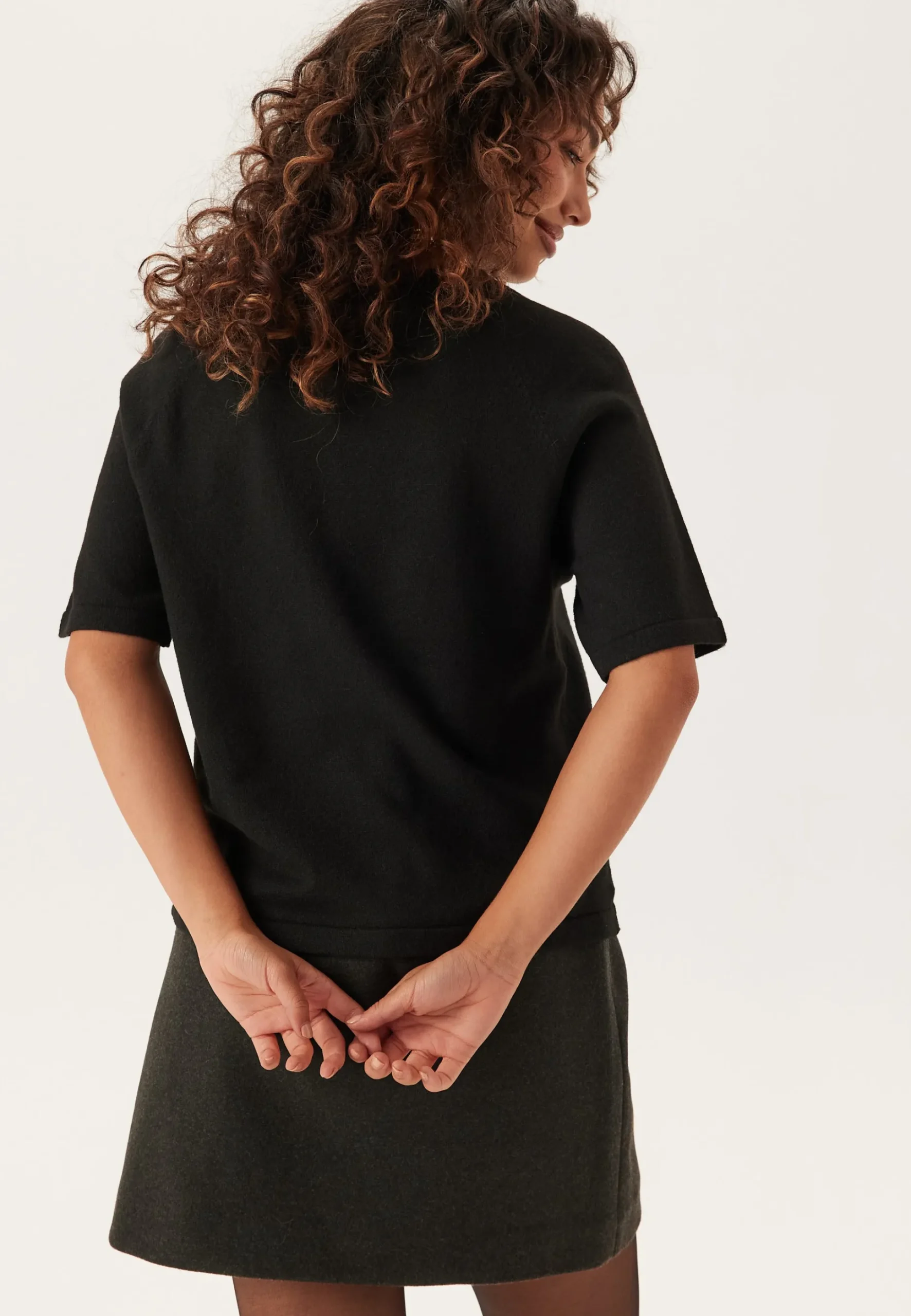 Pcbree Ss O-neck Knit
