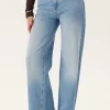 Pcsilke Mw Wide Jeans Noos