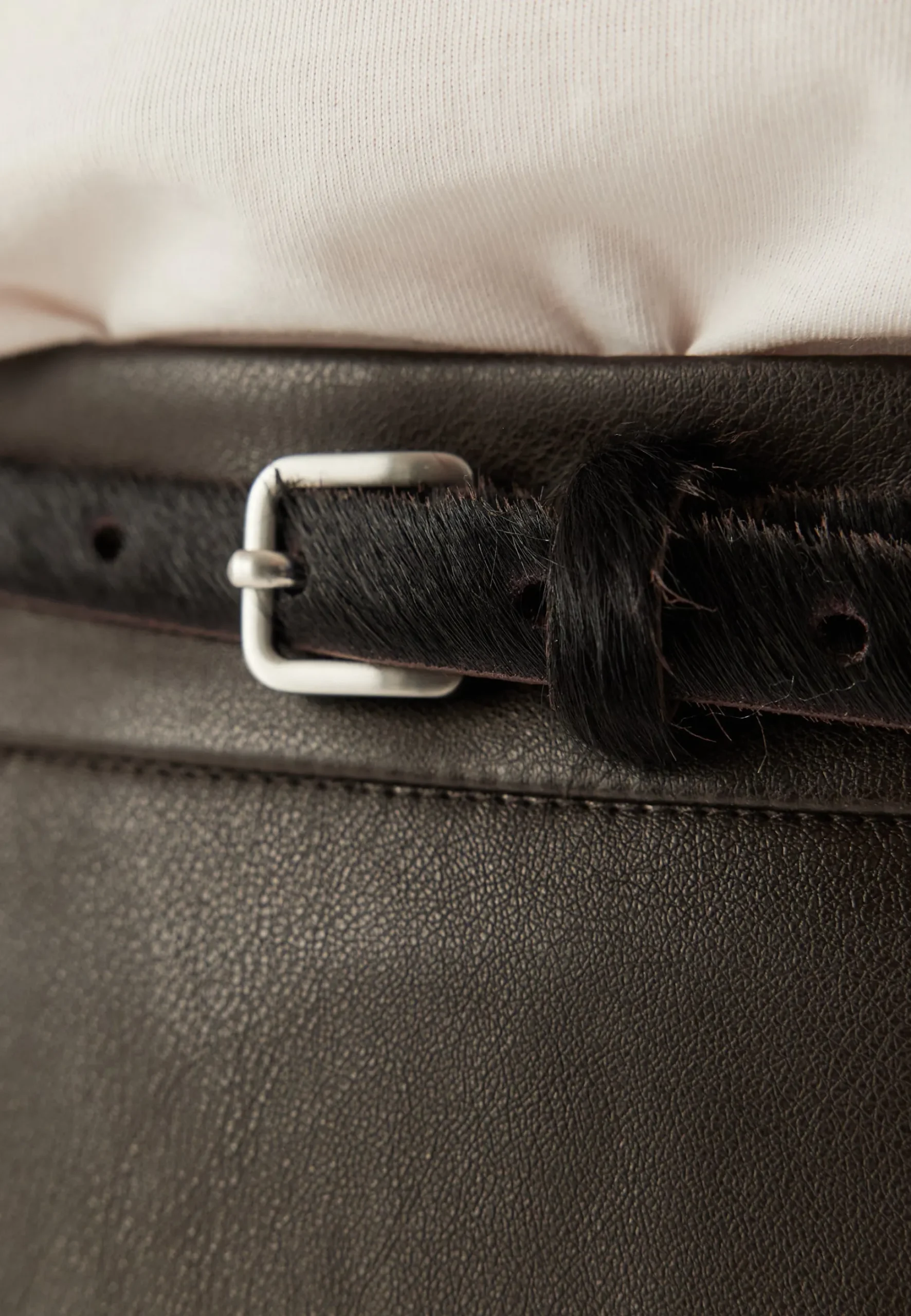 Slfcaroline Slim Cow Belt