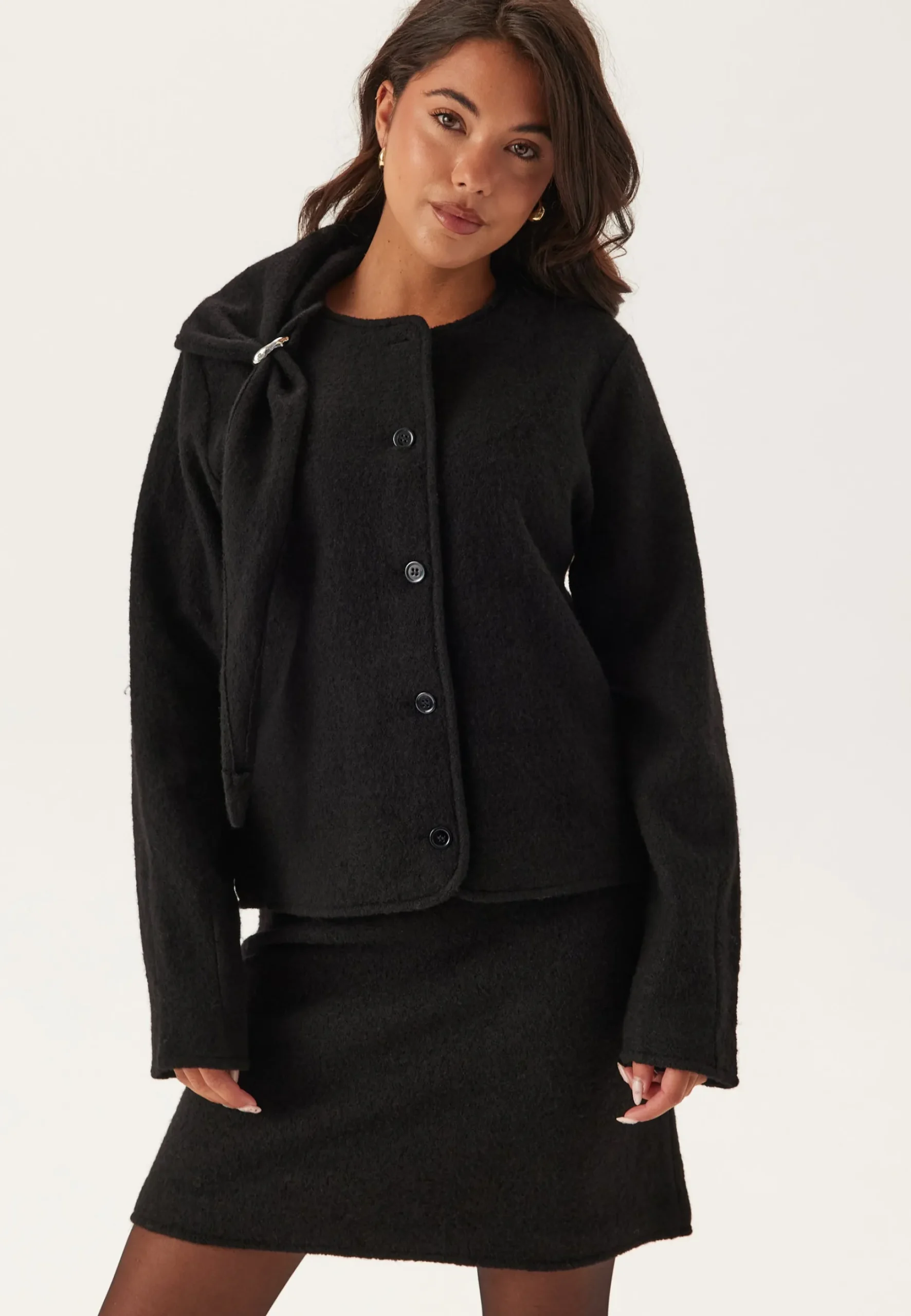 Slfdarla Hw Knit Midi Skirt