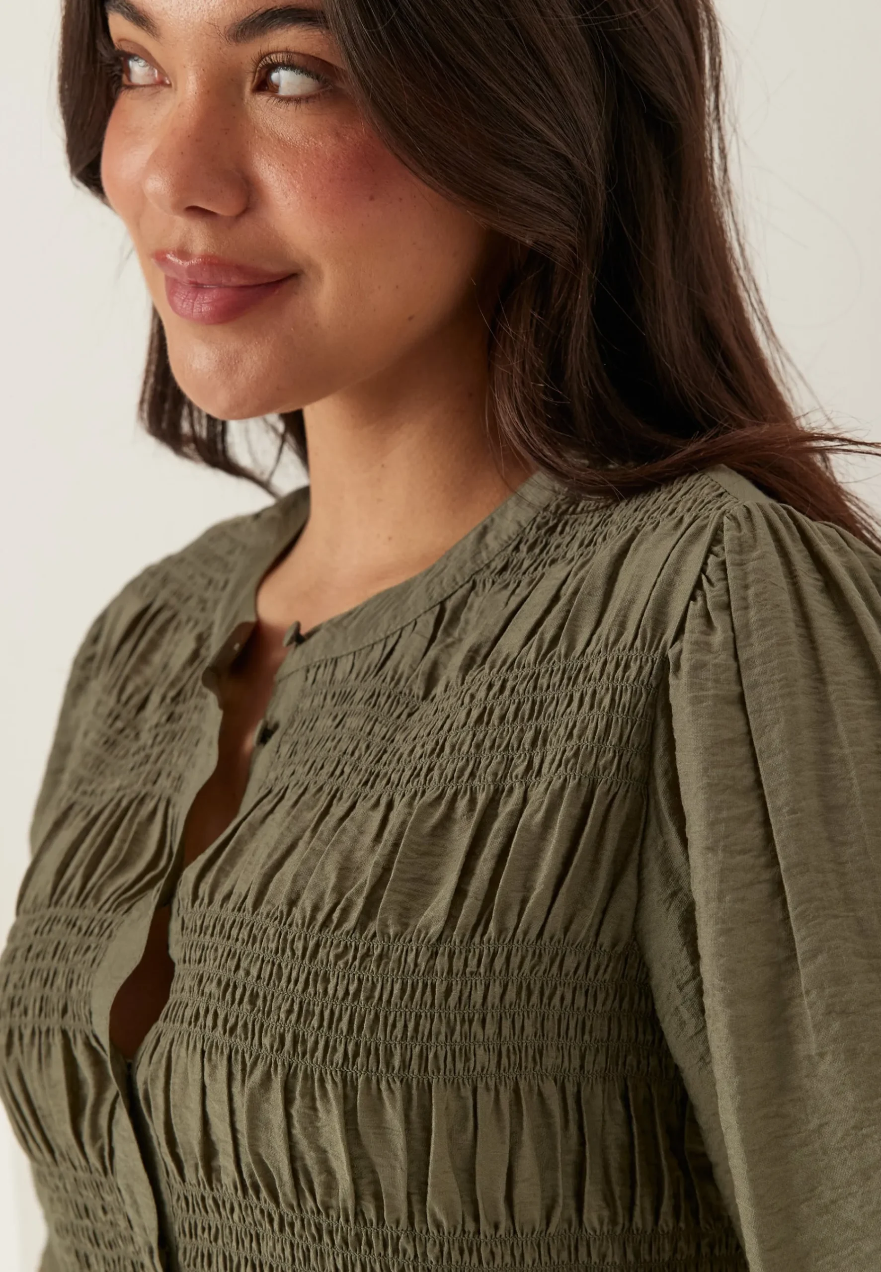 Smock Midi Dress