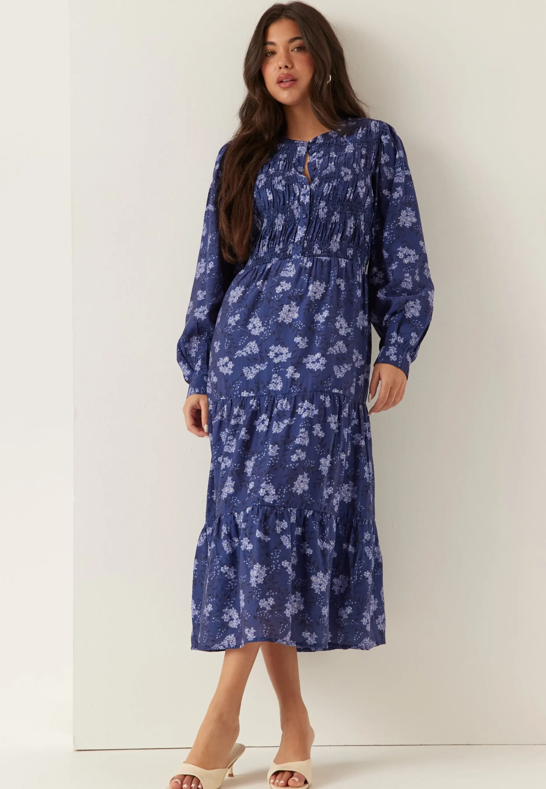 Smock Midi Dress