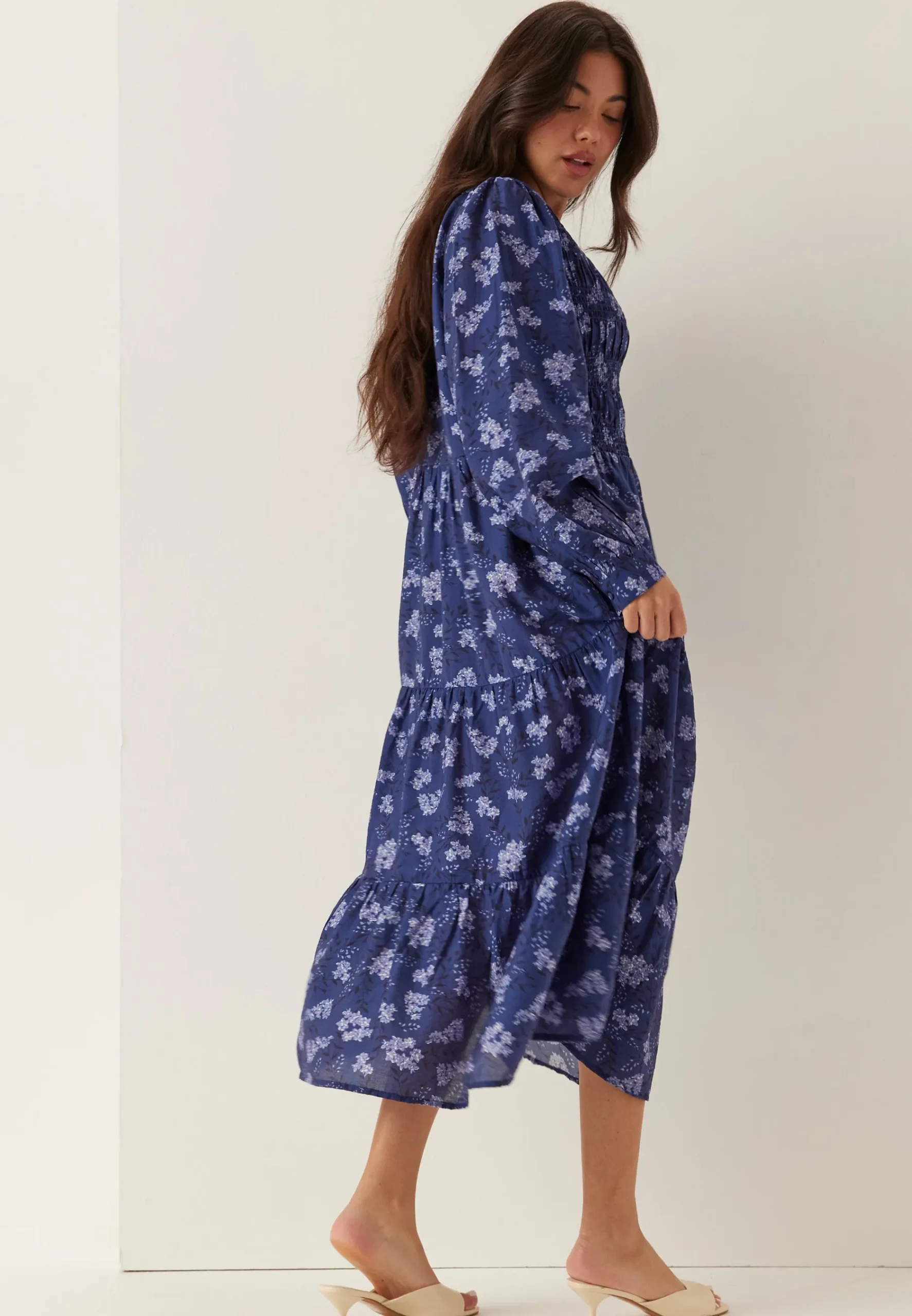 Smock Midi Dress