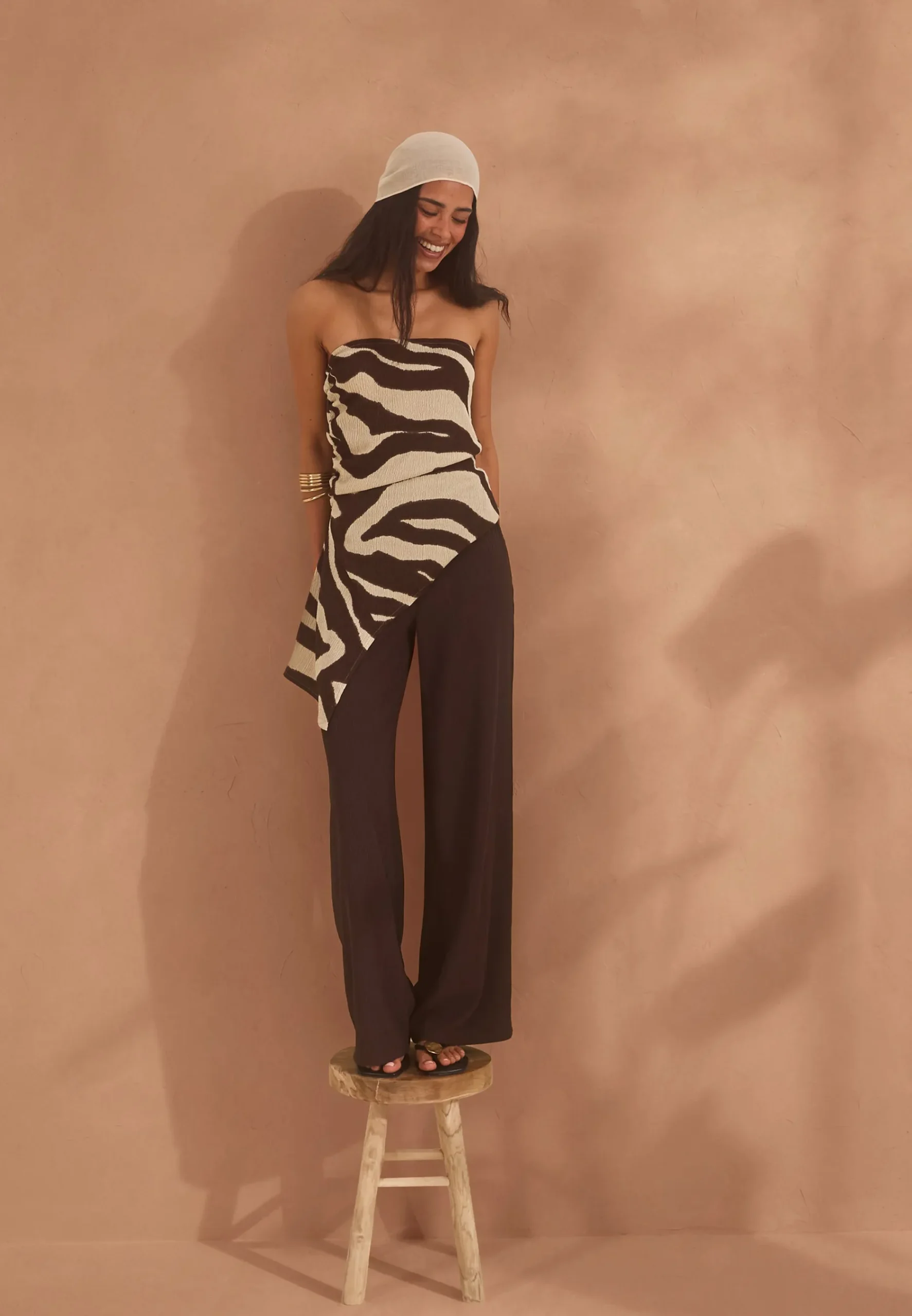 Structure Wide Trousers