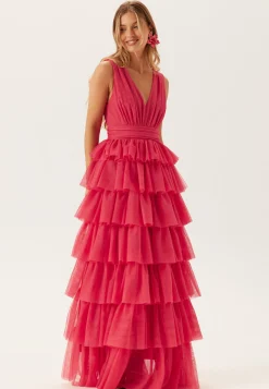 Tulle Frill Gown