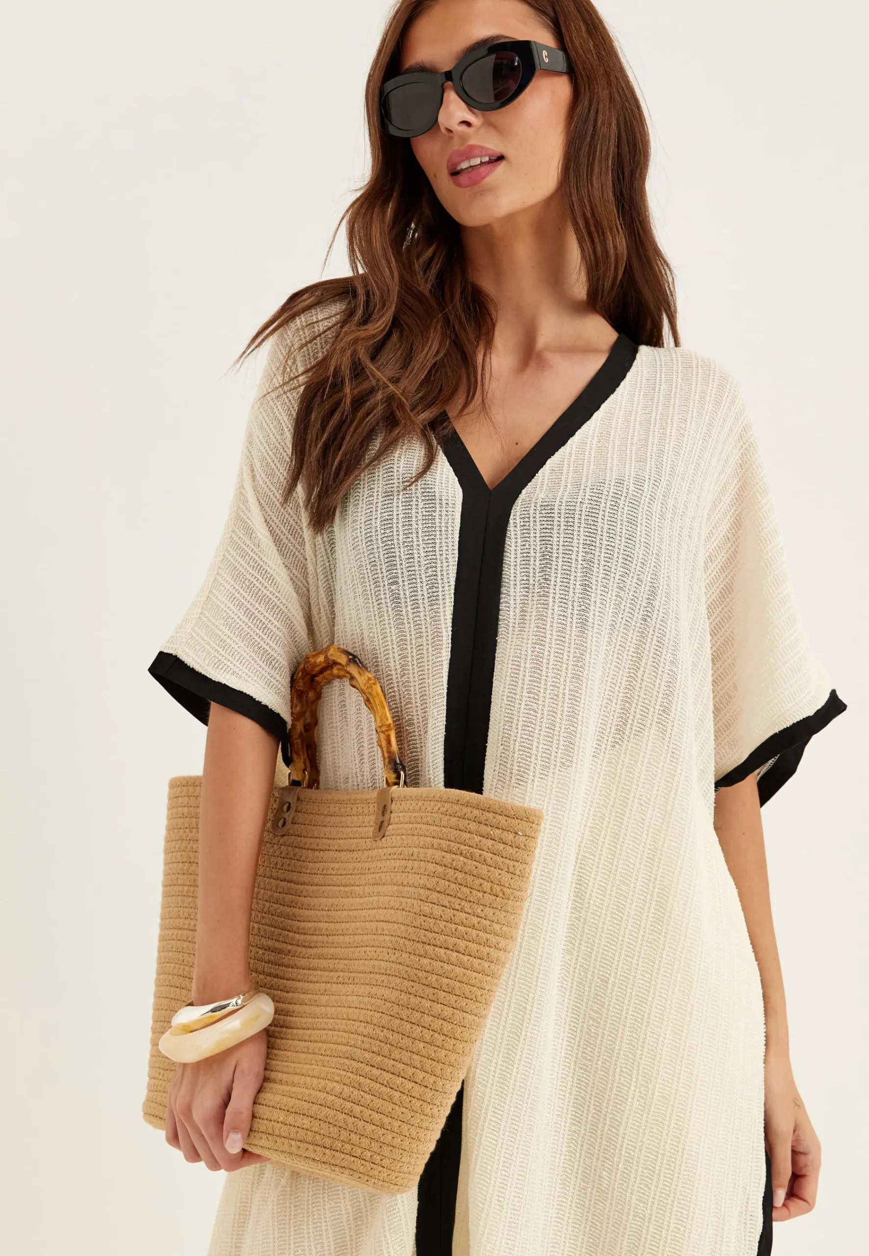 Vifabena V-neck Kimono