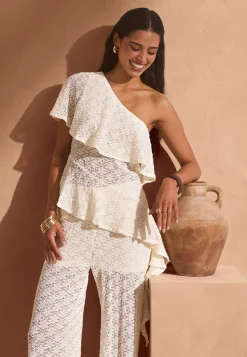 Wide Lace Trousers