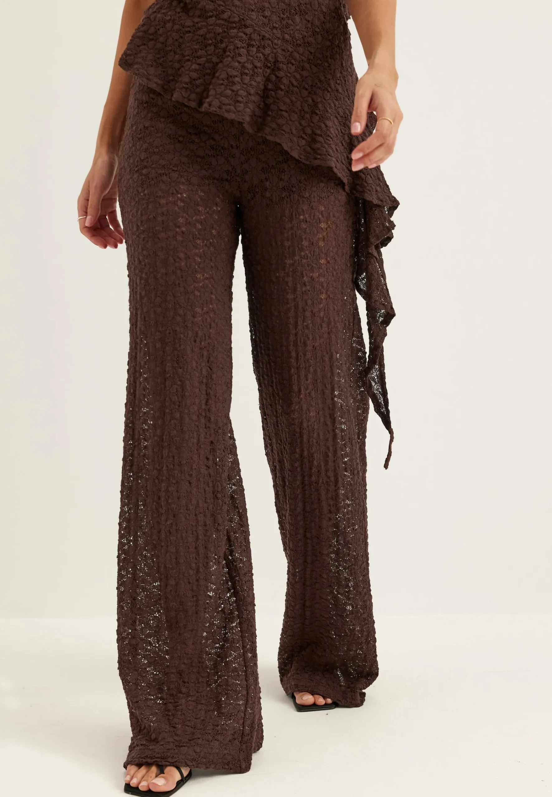 Wide Lace Trousers
